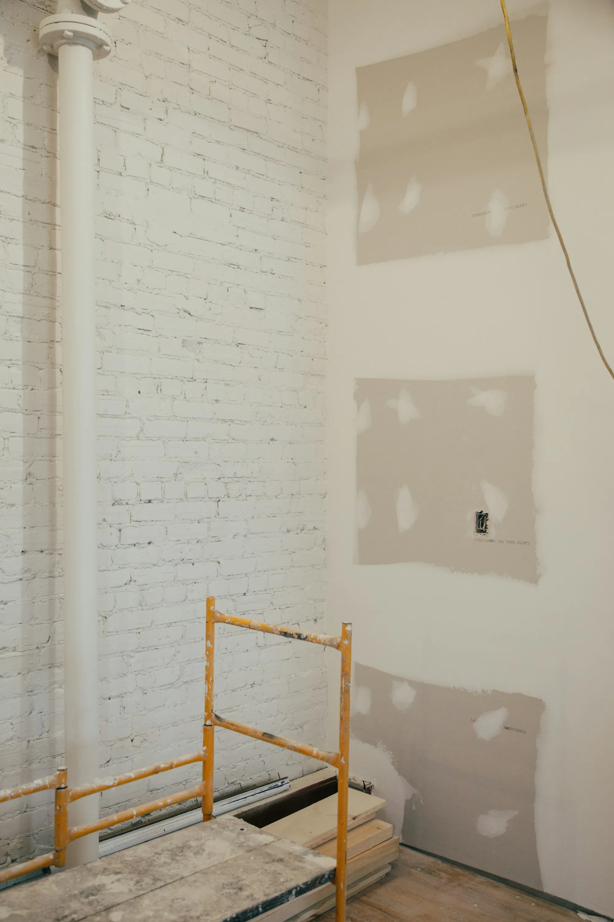 Home remodeling work in progress